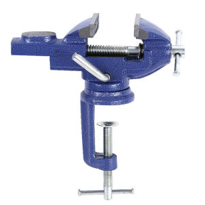 ปากกา จับชิ้นงาน ปากกาหนีบโต๊ะ70mm ฐานหมุนได้360 องศา ปากกาจับชิ้นงาน bench vise หมุน 360 precision household vise workbench work vise