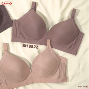 Sorex Bra Tanpa Kawat Busa Sedang Kait 3 Cup B 3/4 Bra Harian Nilon Mix BH 9822