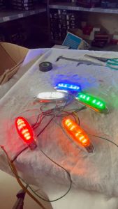 Đèn chớp nóc thùng ô tô xe tải Đèn hông xe nháy 2 chế độ 24v ( giá 1 bóng )