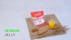 [100 pcs] Sendok Jelly Bening Puding Eskrim Isi 100 Pcs Sendok Kecil Mini