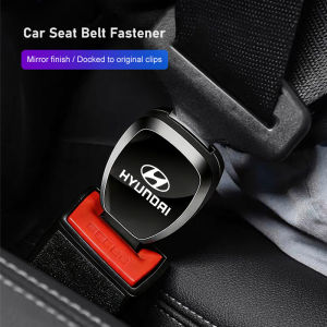 Hyundai | Car Seat Belt Fastener Plug Safety Strap Buckle Extender For Hyundai Palisade Bayon Tucson Inster NEXO Creta i30 i20 i10 Elantra