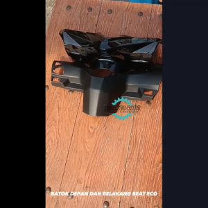 Cover Batok Depan Dan Belakang BEAT NEW ESP 2016-2019 / BEAT ECO / BEAT STREET HITAM GLOSSY