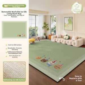Non-slip Ice Silk Cooling Carpet