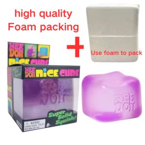 Schylling Nice Cube Nee Doh Sensory Stress Reliever Fidget Tool for Anxiety & Focus Desk Sensory Cube for Adults & Kids