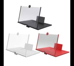 10 inches 3D Screen Amplifier Mobile Phone Screen Video Magnifier Smartphone Enlarged Screen Phone Stand TV Video Amplifier