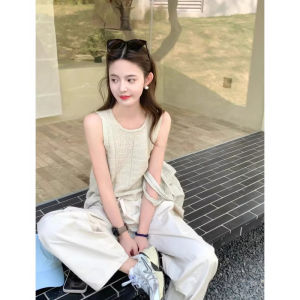 chaqi | Korean Style Ice Silk Knitted Tube Top Women Summer Outerwear Inner Match High End Sensation Shoulder Short Shirt Sleeveless
