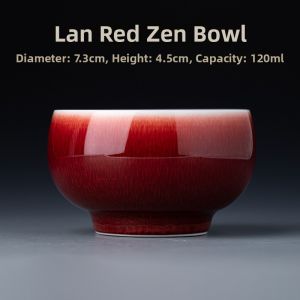 Jingdezhen Large Size Ceramic Gongfu Tea Set Handmade Owner Cup Personal Specialty Tea Cup for Brewing And Drinking Tea