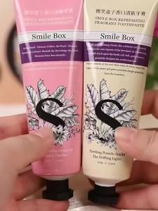 Smile box perfume toothpaste whitening fresh breath bright  vitamin long-lasting probiotic stain
