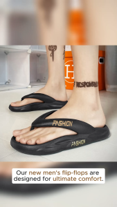 Trendy Flip Flops for Summer 2025: Anti-Slip & Anti-Odor Men's Sandals