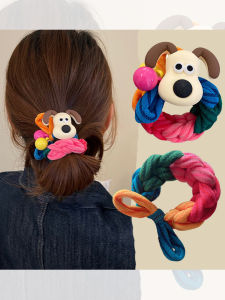 Durable Funny Womens Hair Ties Elastic Band High End Hair Bands Cute Dopaamine Hair Bands Fabric Hair Bands for Hair Styling