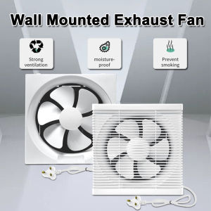 UNICO Exhaust Fan Wall Mounted 6/8/10/12 inch with Mesh Energy Saving Silent Household Green House Ventilation Fan kipas ekzos