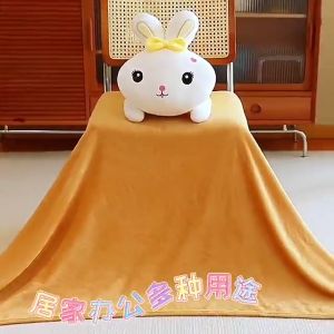 Less2u - New rabbit pillow quilt 2 in 1 childrens air conditioner quilt nap blanket dual-purpose car cushion新款兔子两用抱枕被子