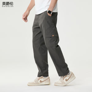 Enjeolon | Summer Lightweight Large Pocket Straight Leg Cargo Pants