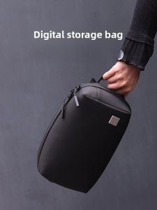 VOKAMO | VOKAMO Digital Storage Bag Travel Portable Multi-Function Power Cable Organizer For Mouse Charger And Electronic Accessories