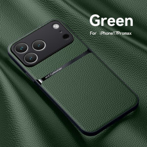 Luxury Shockproof Leather Case For iPhone 17 17 Air 17 Pro Max 16 15 14 Plus 13 12 11 Pro Max Coque Magnetic Shell Phone Cases