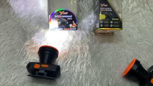 ไฟฉายคาดหัว ไฟ LED หลอดเลเซอร์ แสงสว่างกว่าเดิม หยี่ห้อ YAGE รุ่น YG-5033 มีให้เลือกแสงขาว และแสงเหลือง หน้าไฟ 5.2 cm