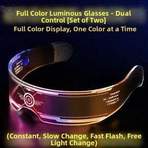 LED Sci-fi Light-up Glasses Cyberpunk