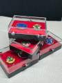 2 Pins+Case | GSP Pin + World Pin | Twinkler Star Junior Senior Scout Pins. 