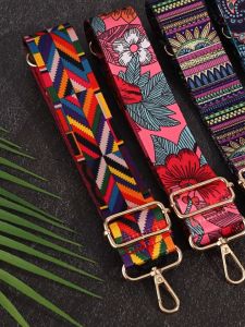 Tali Tas Selempang Extra Motif Bunga 135cm Adjustable Flower Bag Strap JCLL38