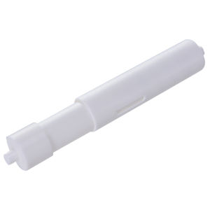 【1PC Paper Roll Holder Insert White Plastic Replacement Toilet Roll Holder Roller Spindle Spring】