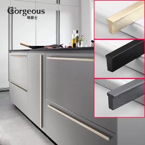 Aluminum Alloy Cabinet Handles & Modern Light Luxury Drawer Knobs