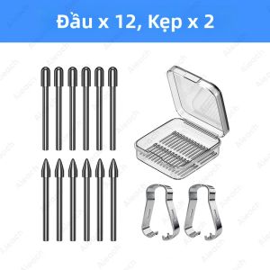Đầu Bút Cảm Ứng Kim Loại Cao Cấp VUUV Dành Cho Samsung S-Pen Tương Thích Với Galaxy Tab S7 S7FE S7+ NOTE10 - Đầu Bút Thay Thế Có Độ Nhạy Áp Lực