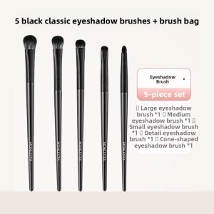 MONLEYTA | Small Size Eye Shadow Brush Set Blade Eyeliner Diffusion Brush Makeup Kit For Beginners Mono Eyeshadow Natural Looking Crease Brush