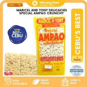 Maricel and Tony Special Ampao in Carcar Cebu Pop rice | Authentic Delicacies of Cebu Philippines | Ready To Eat | Delicious Pasalubong | 80 grams = 1 pack| Famous souvenir among Koreans and other foreigners | 100% legit from Cebu