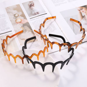Non-slip Wave Jagged Hair Band Female Organize Broken Hair Versatile Fashion Hair Accessories
