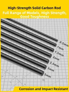 XDRC | High Strength Solid Carbon Fiber Rod