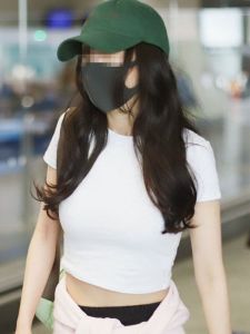 High Waist Ultra Short T-Shirt Womens Spring Summer White Short Sleeve Belly Button Baring Tight Fit Top Korean Style round Neck