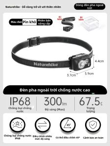 NatureHike | Đèn Đeo Đầu Đi Cá 8 Cấp Độ Sáng Chống Nước