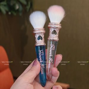 Chổi Son Phấn Chocolate Crystal Starlight Mermaid Moonlight Chổi Son Má Dạng Kem Chocolate Brown Long Handle Makeup Brush