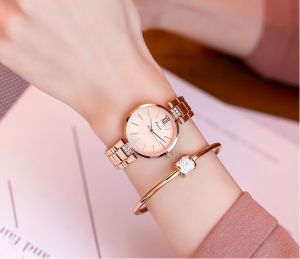 Đồng hồ Kimio Nhật Nhật Bản nữ + Pin dự phòng + Lắc tay sang chảnh (Hình thật)