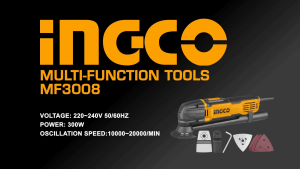 INGCO 300W MULTI FUNCTION TOOL | OSCILLATING | MF3008