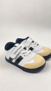 Sepatu Sneaker Anak Laki-Laki Perempuan Casual Fashion Sam-ba Umur 1-3 Tahun Tali Tempel Perekat