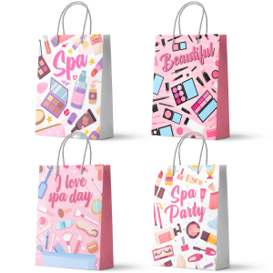Potdemiel | 24pcs Spa Party Gift Bags Spa Party Goodie Bags Spa Party Bags for Makeup Party Decorations Spa Theme Party Bags for Spa Party