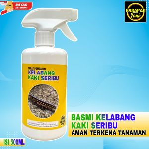 PEMBASMI KELABANG | PEMBASMI KAKI SERIBU | 100% Efektif Ampuh | Ramah Lingkungan| Aman Untuk Tanaman | 500ml | 1 Liter