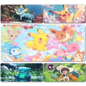 Bandai | Pokemon Giratina Gaming Mouse Pad Large Desk Mat 2MM Stitched Edge Non Slip Rubber Base Keyboard Pad Office Decor