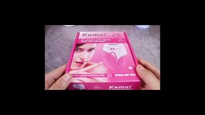 KM-189A USB Epilator Electric Hair Removal Women Men Body Hair Shaver Face Leg Pubic Hair Trimmer Pencukur Bulu Ketiak