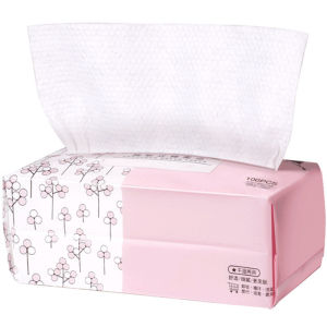Oke Man Pure Cotton Pearl Pattern Disposable Face Towels Whole Box Facial Wipes Gentle Cotton Towels for Cleansing