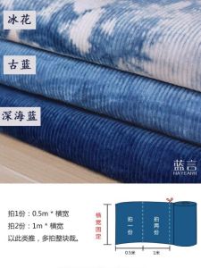 Vải Nhung Thủ Công Không Co Giãn Màu Xanh Lá Cây Vải Mùa Thu Đông Áo Khoác Quần Áo Vải Nhung Thủ Công Tự Nhiên Vải Nhung Cotton