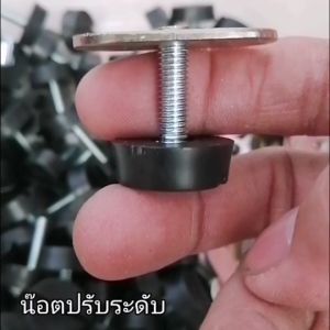 น๊อตปรับระดับขาโต๊ะขนาดเกลียว 6 mm.+แป้นเหล็ก/ราคาขายเป็นชุด 4 คู่/น๊อตรองขาโต๊ะ/น๊อตรองปรับระดับขาโต๊ะ/ปรับระดับขาโต๊ะ/พร้อมส่งทันที น็อตปรับระดับขาโต๊ะ น็อต ปรับระดับ - Lazada