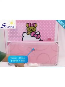 LEMARI BAJU ANAK PLASTIK (1X2)/LEMARI BEDSIDE TABLE ANTI AIR/RAK SUSUN LEMARI MINI 2 PINTU /  LEMARI PLASTIK 1X2 MINI ANTI AIR KARAKTER HELLOKITTY / LEMARI ANAK / LEMARI MINI / LEMARI HELLOKITTY DORAEMON KEROPI SHENAR