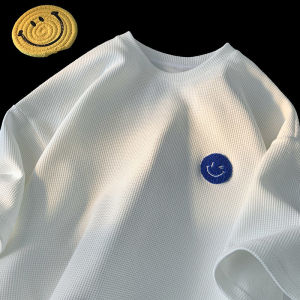 Áo Thun Cotton Tay Ngắn Mùa Hè Dáng Rộng Cho Nữ Cỡ Lớn Thêu Đơn Giản Thiết Kế Đa Năng Phong Cách Thường Ngày