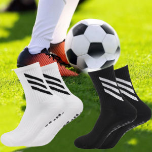 1 Pair/3 PairsMen Grip Football Socks Non-slip Grip Women Socks Suitable Football Basketball