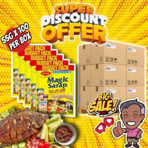 Maggi Magic Sarap All-In-One Seasoning Granules 55g x 100pcs Per Box
