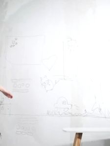 70X500cm Roll Wallpaper Self-Adhesive XPE Foam Waterproof Wall Sticker Childrens Bedroom Design Wall Decoration Hello Kitty Cartoon Sticker Tear and Stick