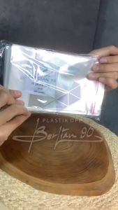 Plastik Display 9x10 Cm Tebal 40 mic Isi 100 lembar -  Plastik Perlize - Plastik Opp Gantung