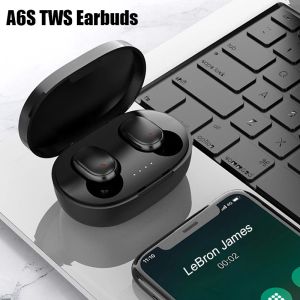 TWS A6S Wireless Bluetooth Headset Earbuds with Mic Earphone Bluetooth Headphone Upgrade Bluetooth 5.0 Noise Cancelling Headsets